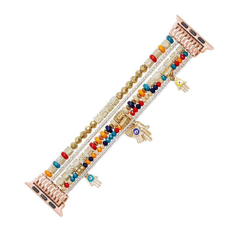 Compatible with Apple Watch 5678 Ultra - Bohemian Beaded Strap for iWatch SE 38/40/41mm разноцветный/золотой
Compatible with Apple Watch 5678 Ultra - Bohemian Beaded Strap for iWatch SE 38/40/41mm разноцветный/золотой