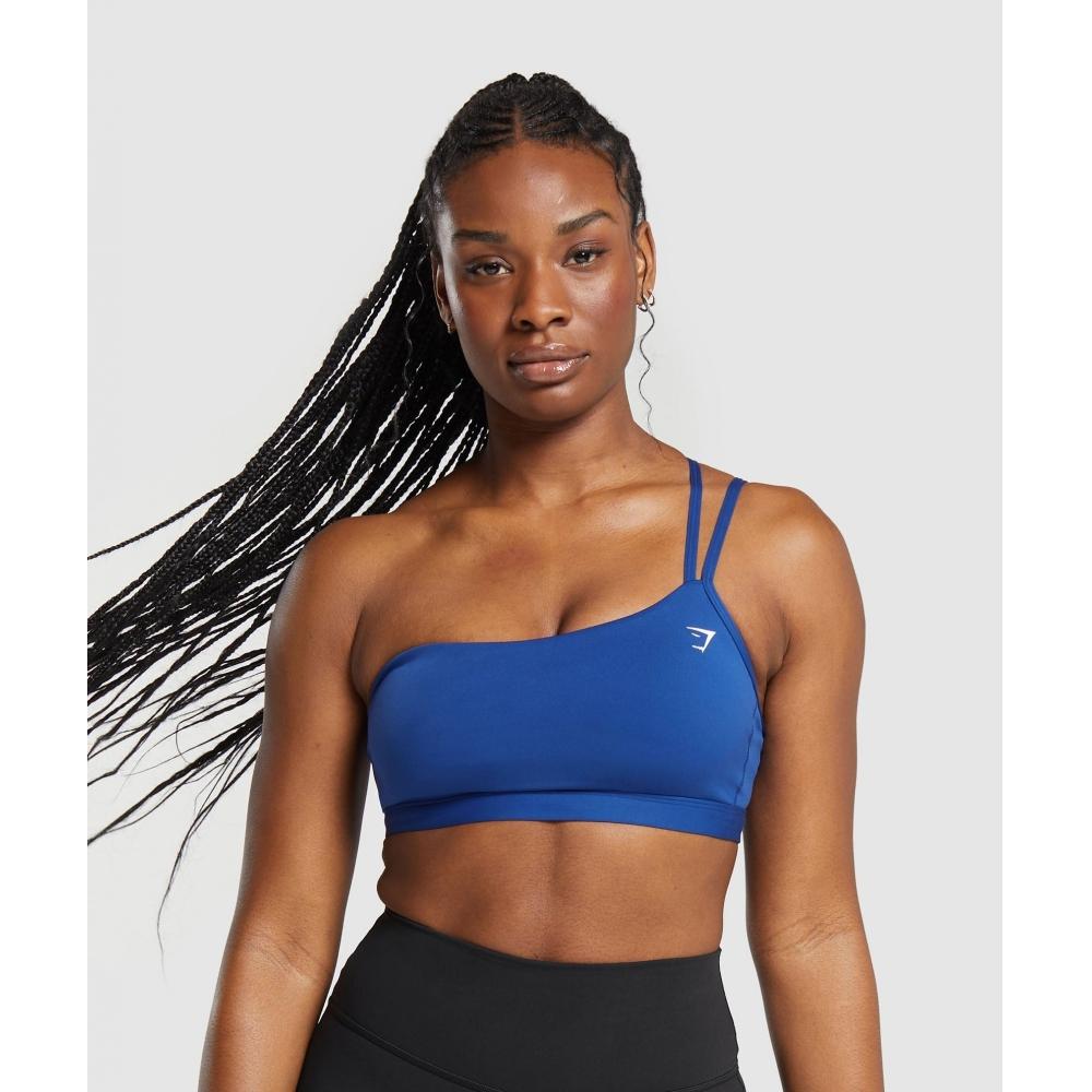 GYMSHARK One Shoulder Sports Bra Wave Blue B8A5Y UCML 
GYMSHARK One Shoulder Sports Bra Wave Blue B8A5Y UCML