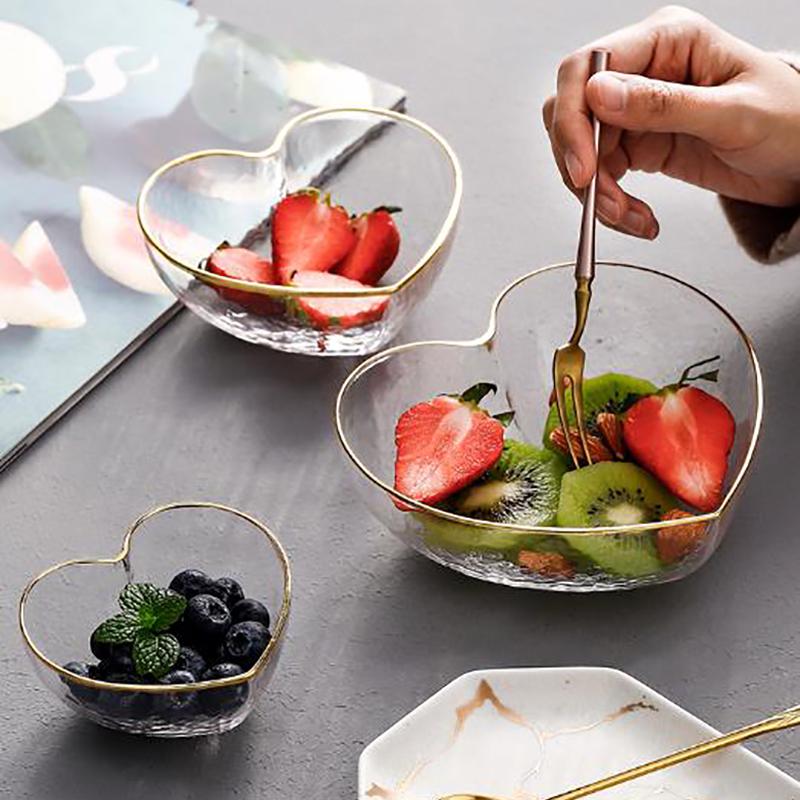 Glass Love Heart Shape Bowl Cute Heart Shaped Cup Home Fruit Snack Salad Bowl High End Exquisite Pasta Plate Kitchen Tableware
Glass Love Heart Shape Bowl Cute Heart Shaped Cup Home Fruit Snack Salad Bowl High End Exquisite Pasta Plate Kitchen Tableware
