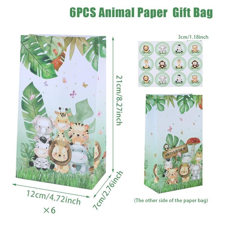 Подарочные пакеты с наклейками в виде животных джунглей Украшения для вечеринки по случаю дня рождения в стиле джунглей Товары для вечеринки по случаю рождения ребенка Подарочные пакеты с конфетами Wild One as shown
Подарочные пакеты с наклейками в виде животных джунглей Украшения для вечеринки по случаю дня рождения в стиле джунглей Товары для вечеринки по случаю рождения ребенка Подарочные пакеты с конфетами Wild One as shown