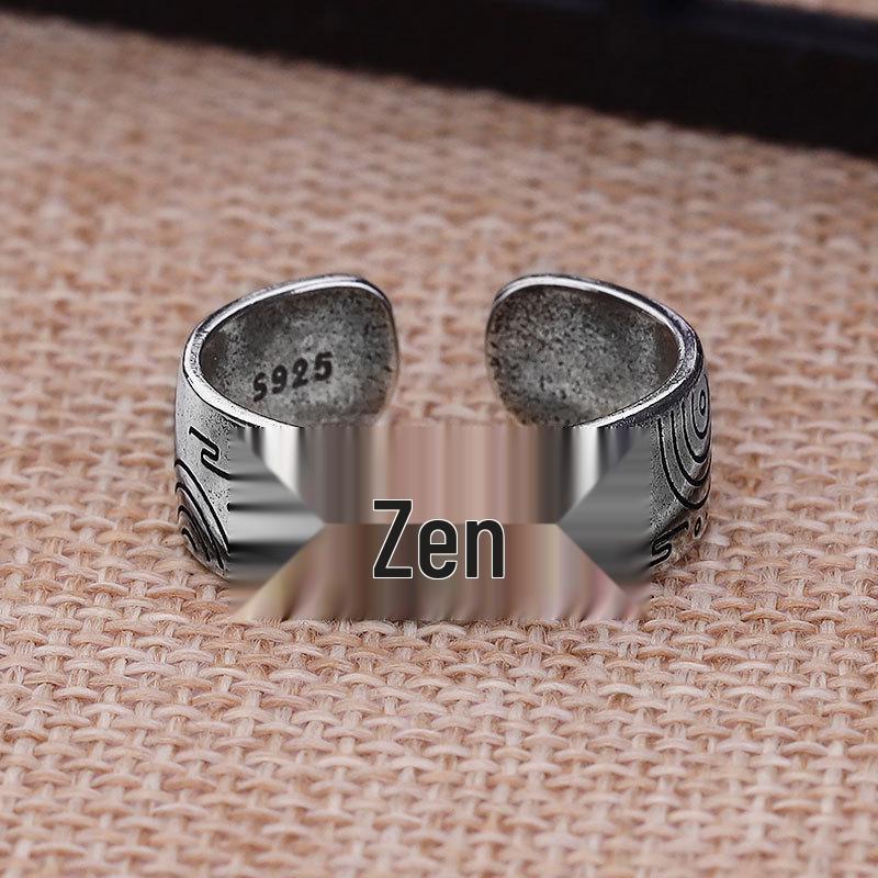 Регулируемое мужское кольцо Zen в стиле ретро из тайского серебра с крестом Open Adjustable
Регулируемое мужское кольцо Zen в стиле ретро из тайского серебра с крестом Open Adjustable