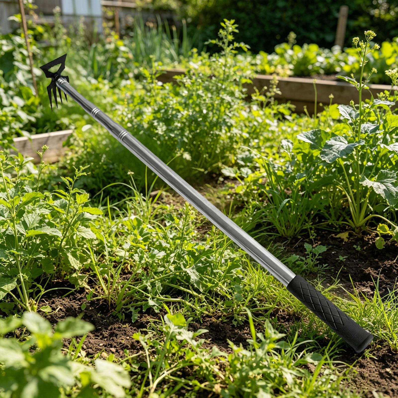 Weed Puller Tool Adjustable Long Handle 2 in 1 Double Purpose Weeder Remover Agricultural 5 Tines
Weed Puller Tool Adjustable Long Handle 2 in 1 Double Purpose Weeder Remover Agricultural 5 Tines