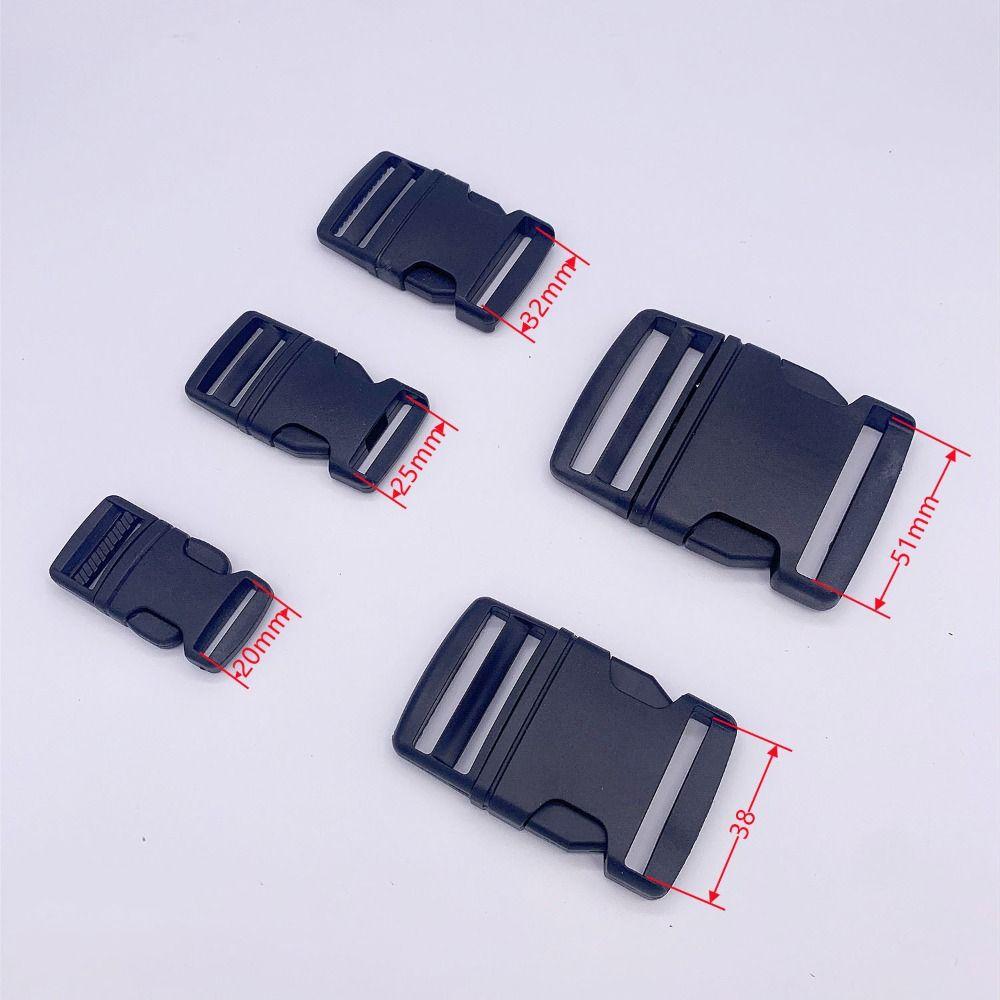 5 шт., пластиковая пряжка для браслета из паракорда, 20/25/30/35 мм, боковые пряжки, уличный инструмент 
5 шт., пластиковая пряжка для браслета из паракорда, 20/25/30/35 мм, боковые пряжки, уличный инструмент