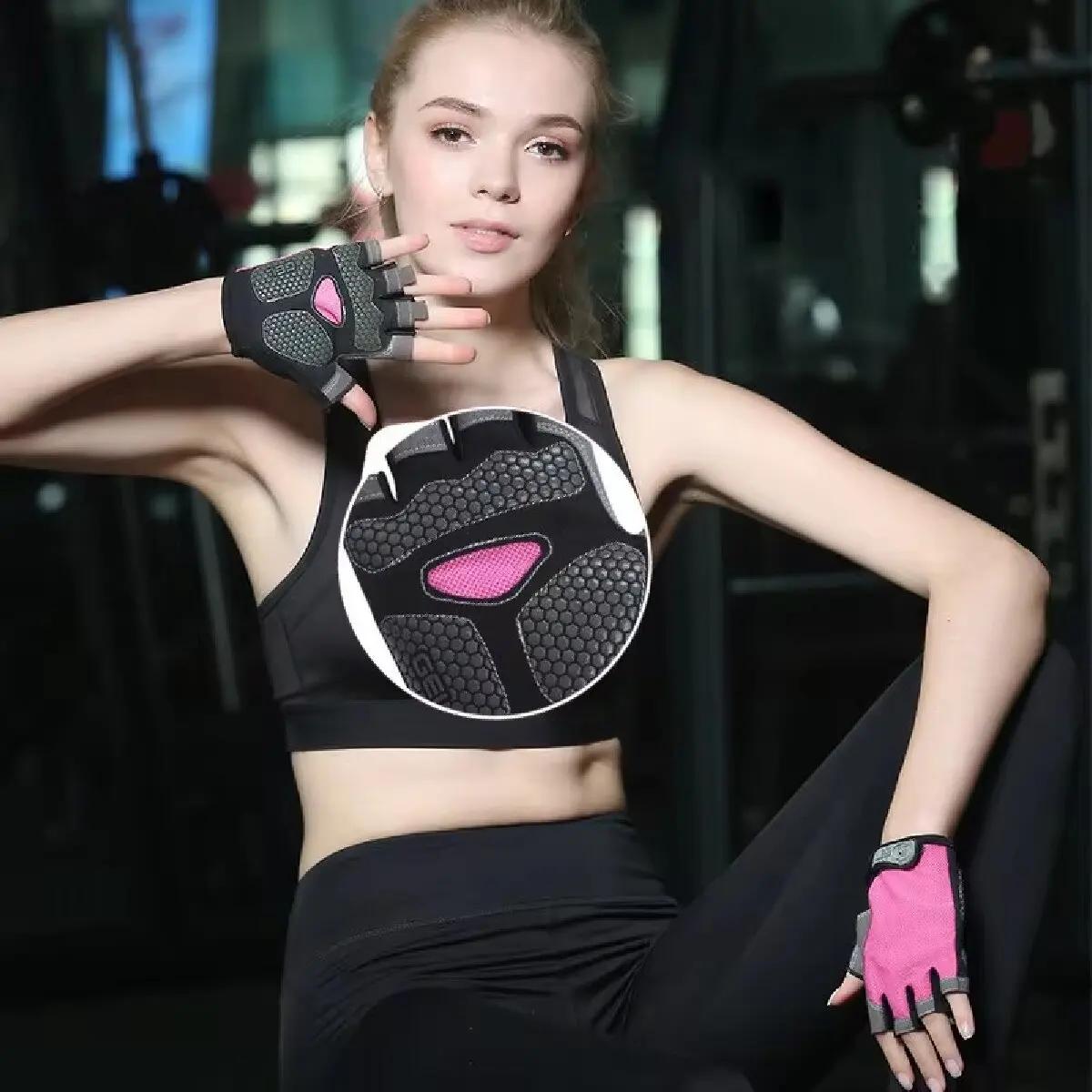 Professional Gym Fitness Breathable Anti-Slip Women Men Half Finger Summer Fishing Cycling Fingerless Gloves Female Bicycle Bike S рожевий
Professional Gym Fitness Breathable Anti-Slip Women Men Half Finger Summer Fishing Cycling Fingerless Gloves Female Bicycle Bike S рожевий