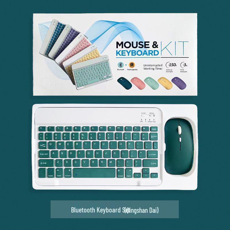 Jingzun Wireless Bluetooth Keyboard & Mouse Set for Apple, Samsung, Huawei Devices: Tablet, Laptop, Phone, Computer темно-зелений колір
Jingzun Wireless Bluetooth Keyboard & Mouse Set for Apple, Samsung, Huawei Devices: Tablet, Laptop, Phone, Computer темно-зелений колір