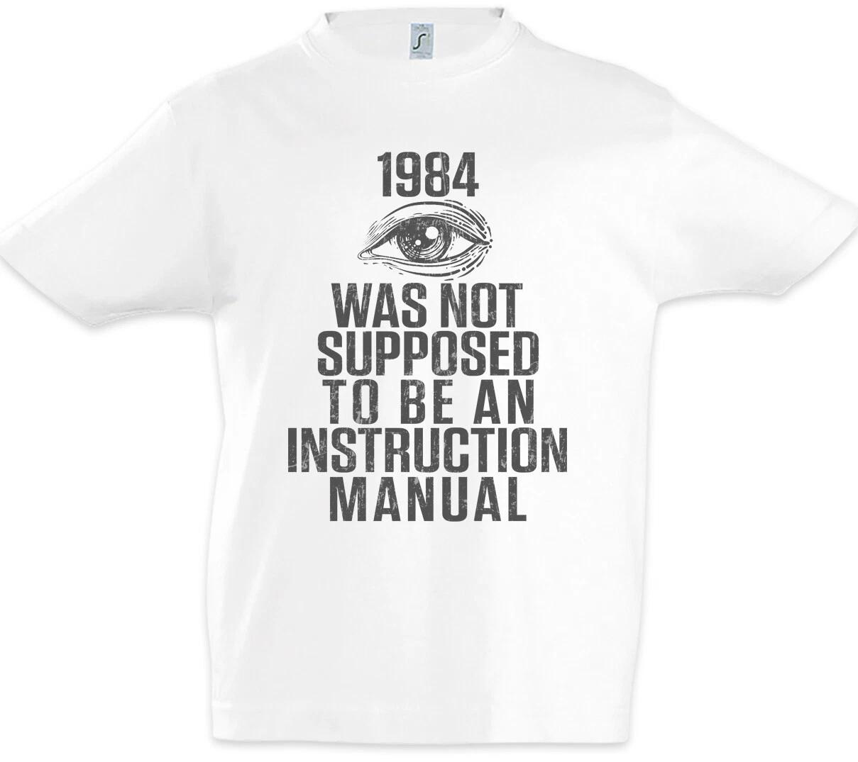 Was Not Supposed To Be An Instruction Manual Kids Boys kids boys T-Shirt 1984 Rights 150
Was Not Supposed To Be An Instruction Manual Kids Boys kids boys T-Shirt 1984 Rights 150