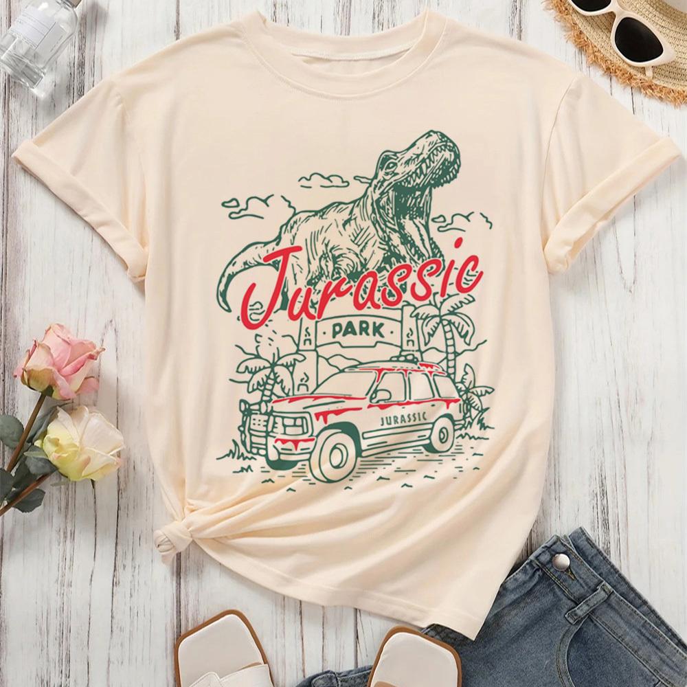Jurassic Park top tees teen Graphic Trendy kawaii Pastel harajuku t shirt 2000s streetwear Pastel Gothic University Comfortable XL
Jurassic Park top tees teen Graphic Trendy kawaii Pastel harajuku t shirt 2000s streetwear Pastel Gothic University Comfortable XL