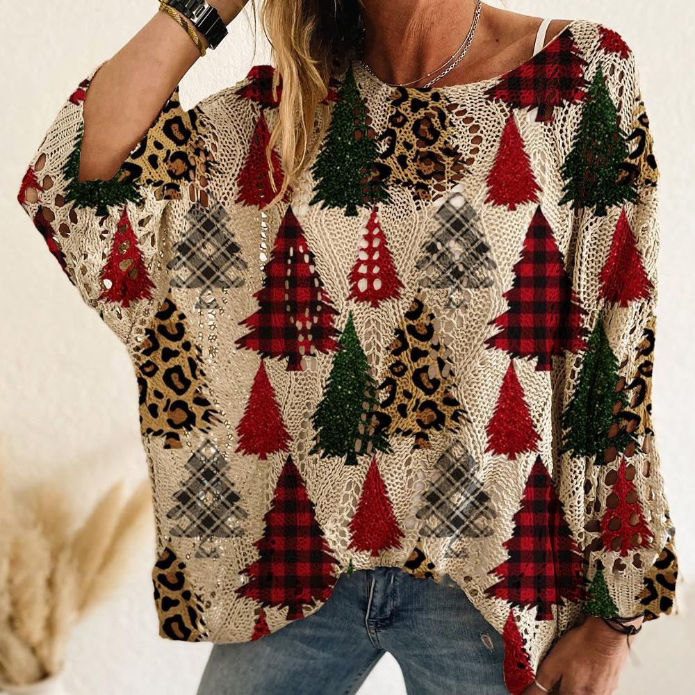 Жіночий трикотажний светр з одним плечем, з діамантовою вставкою, вирізами, вільним кроєм, контрастним різдвяним принтом XXL
Жіночий трикотажний светр з одним плечем, з діамантовою вставкою, вирізами, вільним кроєм, контрастним різдвяним принтом XXL