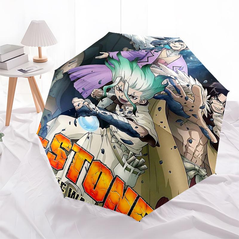 1pc Dr. Stone Stone Wars Outdoor Umbrella - Automatic Opening/Closing, Portable 3-Fold Design with 8-Rib Iron Frame - Perfect Gift for Fans, Travelers
1pc Dr. Stone Stone Wars Outdoor Umbrella - Automatic Opening/Closing, Portable 3-Fold Design with 8-Rib Iron Frame - Perfect Gift for Fans, Travelers