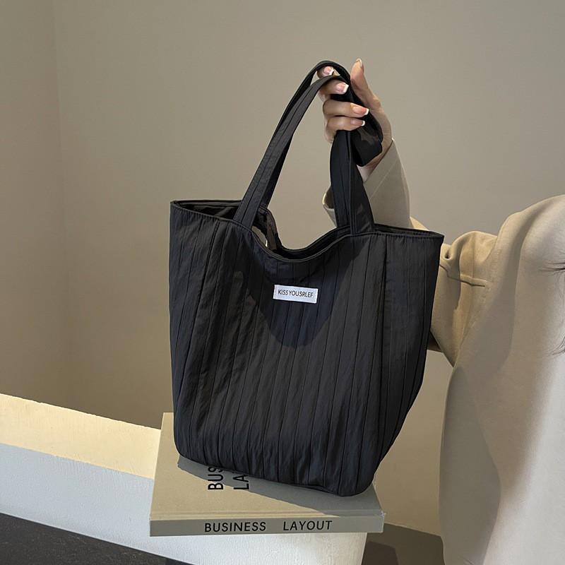 Korean Style New Tote Bag Trendy Simple Solid Color Large Capacity Single-shoulder Diagonal Handbag Support Custom Cloth чёрный
Korean Style New Tote Bag Trendy Simple Solid Color Large Capacity Single-shoulder Diagonal Handbag Support Custom Cloth чёрный