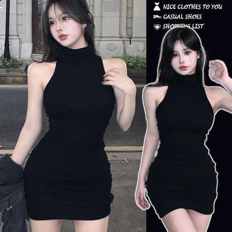 Шикарное платье без рукавов с высоким воротником: Стройная талия, лестный крой, короткая юбка, облегающая бедра S (for 40-47.5 kg) древесный уголь/серый
Шикарное платье без рукавов с высоким воротником: Стройная талия, лестный крой, короткая юбка, облегающая бедра S (for 40-47.5 kg) древесный уголь/серый