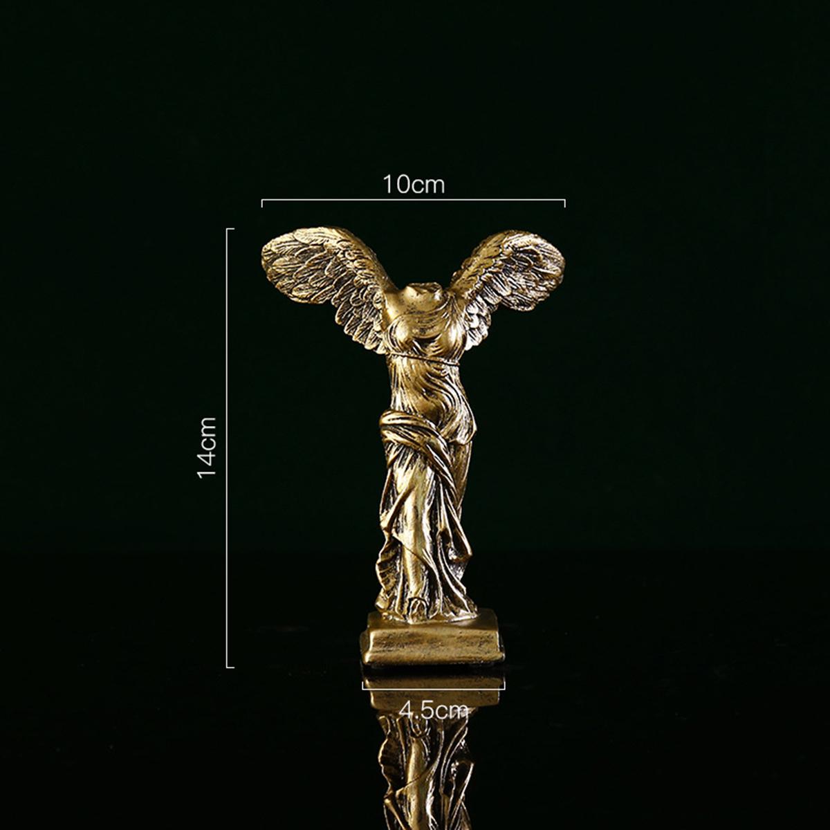 European-style Victory Goddess Figurine Sculpture Resin Handicraft Home Decoration Item Sample Room Study Piece коричневий
European-style Victory Goddess Figurine Sculpture Resin Handicraft Home Decoration Item Sample Room Study Piece коричневий