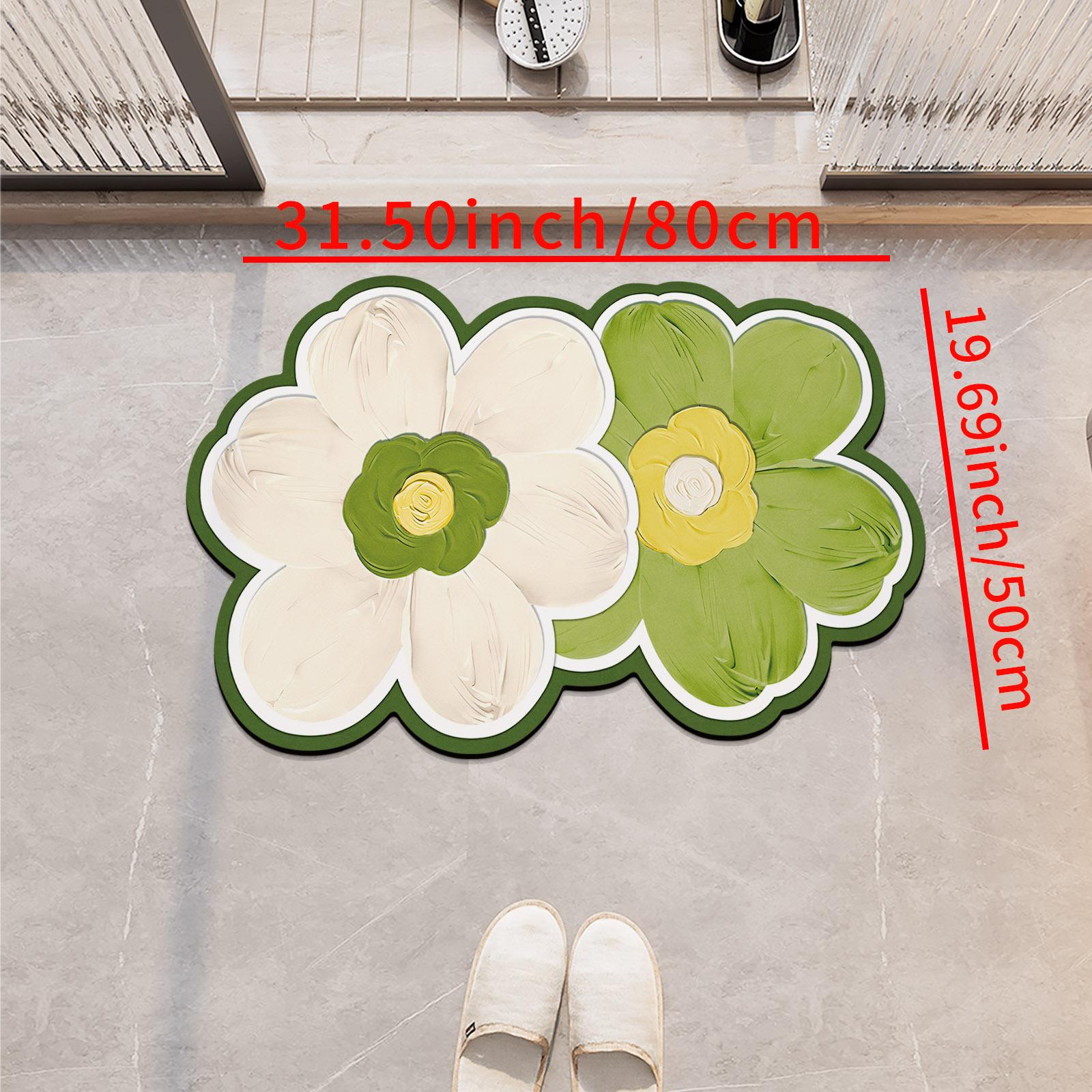 Irregular Diotomite Bathroom Mat Absorbent Shower Foot Mats Quick Dry Non-Slip Bath Carpet Toilet Rugs Doormat Washable 40cmx60cm
Irregular Diotomite Bathroom Mat Absorbent Shower Foot Mats Quick Dry Non-Slip Bath Carpet Toilet Rugs Doormat Washable 40cmx60cm