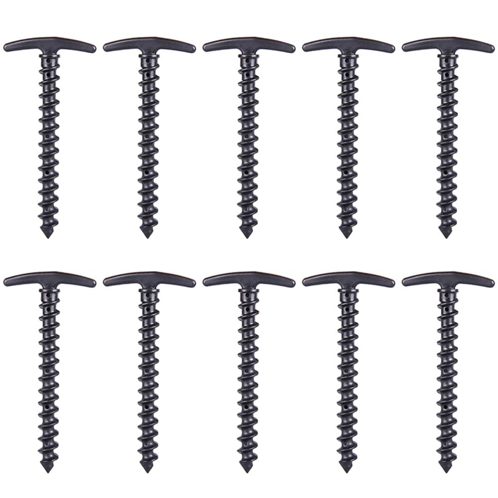 10/20PCS Screw Anchor Stakes Hiking Tent Stakes Pins Outdoor Camping Tent Peg Ground Nails Spiral Plastic Fixing Supplies
10/20PCS Screw Anchor Stakes Hiking Tent Stakes Pins Outdoor Camping Tent Peg Ground Nails Spiral Plastic Fixing Supplies