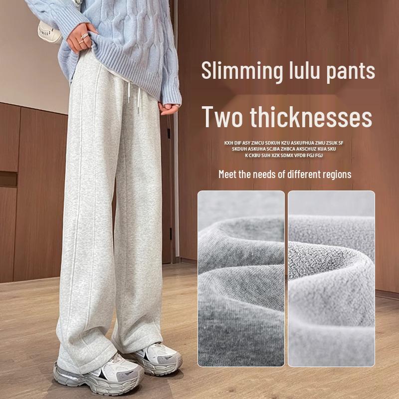 Women s 2024 Fleece-Lined Wide-Leg Sweatpants: Petite Tomboy Style for Autumn & Winter S 90-100 jin
Women s 2024 Fleece-Lined Wide-Leg Sweatpants: Petite Tomboy Style for Autumn & Winter S 90-100 jin