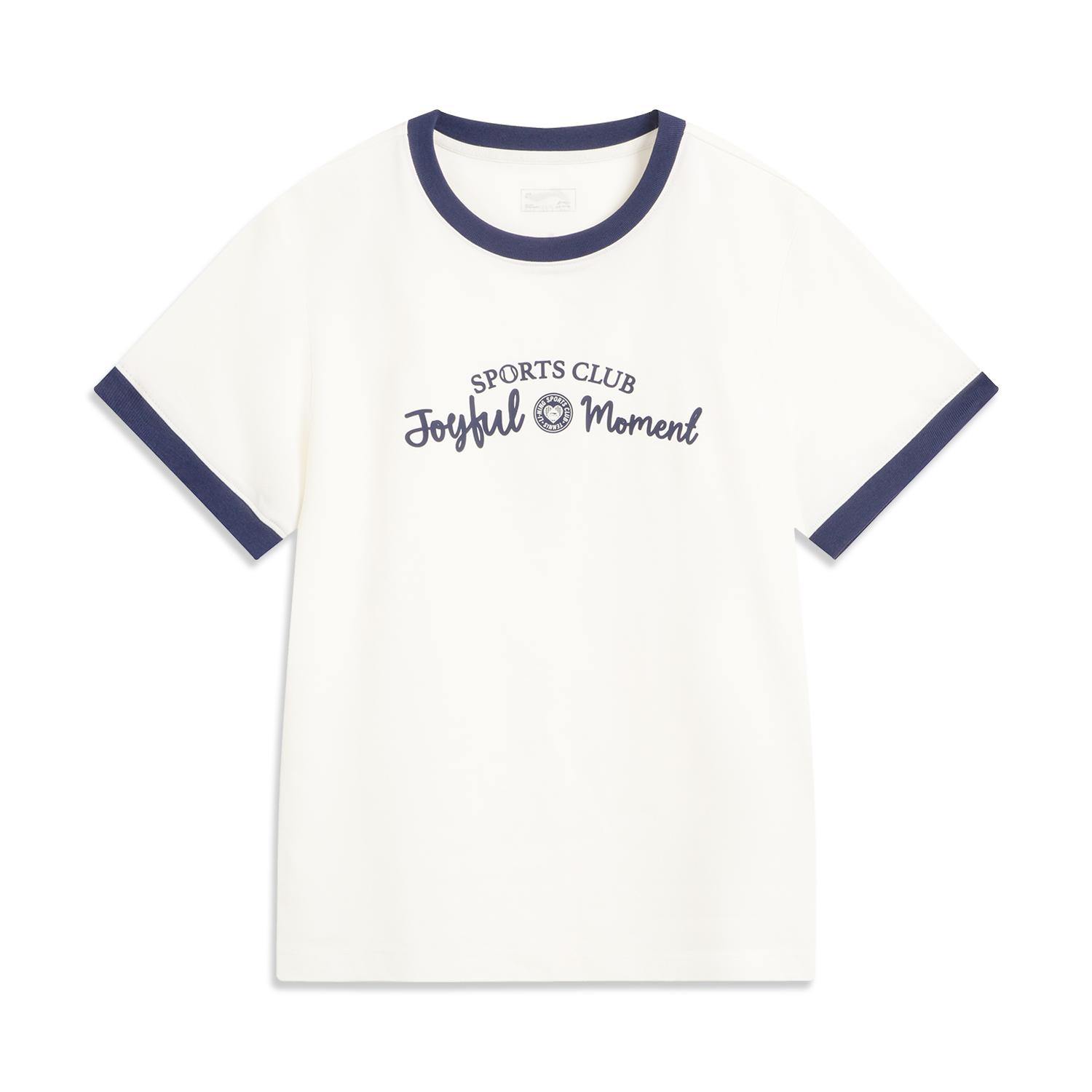 LiNing Comfortable Minimalist Letter Splicing Round Neck Loose Short Sleeve T-Shirt Women Tops Off-White AHSV472-1 M
LiNing Comfortable Minimalist Letter Splicing Round Neck Loose Short Sleeve T-Shirt Women Tops Off-White AHSV472-1 M
