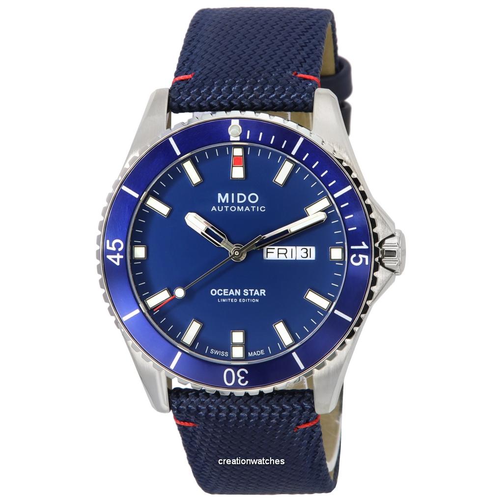 Mido Ocean Star IBA Limited Edition Автоматические дайверские часы с синим циферблатом M026.430.17.041.01 M0264301704101 200M Мужские часы
Mido Ocean Star IBA Limited Edition Автоматические дайверские часы с синим циферблатом M026.430.17.041.01 M0264301704101 200M Мужские часы