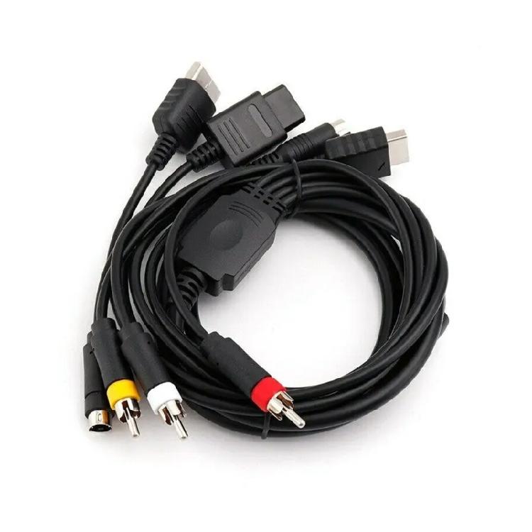 Retro Gaming S-AV Cord Universal Use for N64 DC128 Consoles 1.80m Long Cable Lossless Signal Transmission 1
Retro Gaming S-AV Cord Universal Use for N64 DC128 Consoles 1.80m Long Cable Lossless Signal Transmission 1