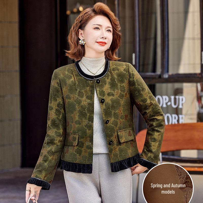 Новый пуховик в китайском стиле для женщин среднего и пожилого возраста - Зимний пуховик с круглым вырезом, Повседневный и универсальный короткий дизайн 3XL (Recommended for 138-150 lbs)
Новый пуховик в китайском стиле для женщин среднего и пожилого возраста - Зимний пуховик с круглым вырезом, Повседневный и универсальный короткий дизайн 3XL (Recommended for 138-150 lbs)