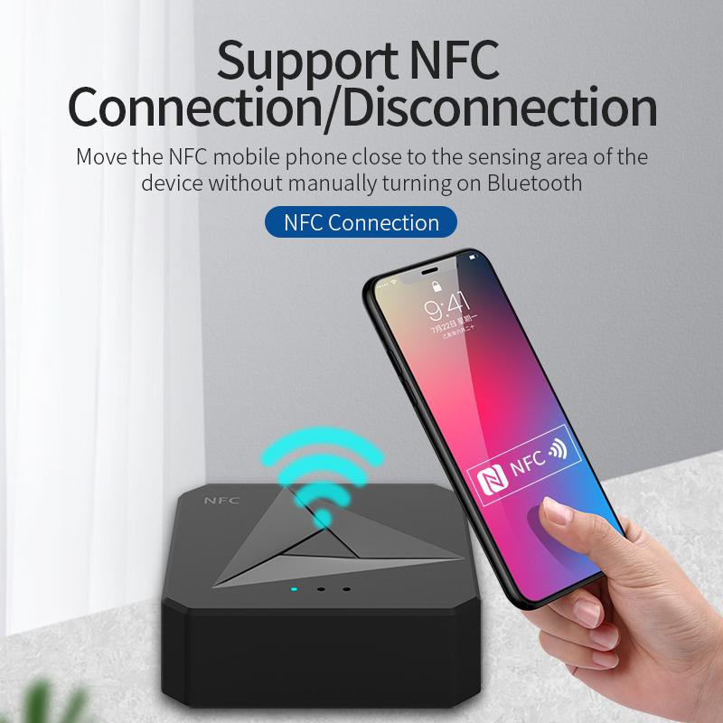 M21 2-in-1 Car NFC Bluetooth-compatible Receiver Transmitter Plastic RCA 3.5mm AUX Audio Adapter Type A
M21 2-in-1 Car NFC Bluetooth-compatible Receiver Transmitter Plastic RCA 3.5mm AUX Audio Adapter Type A