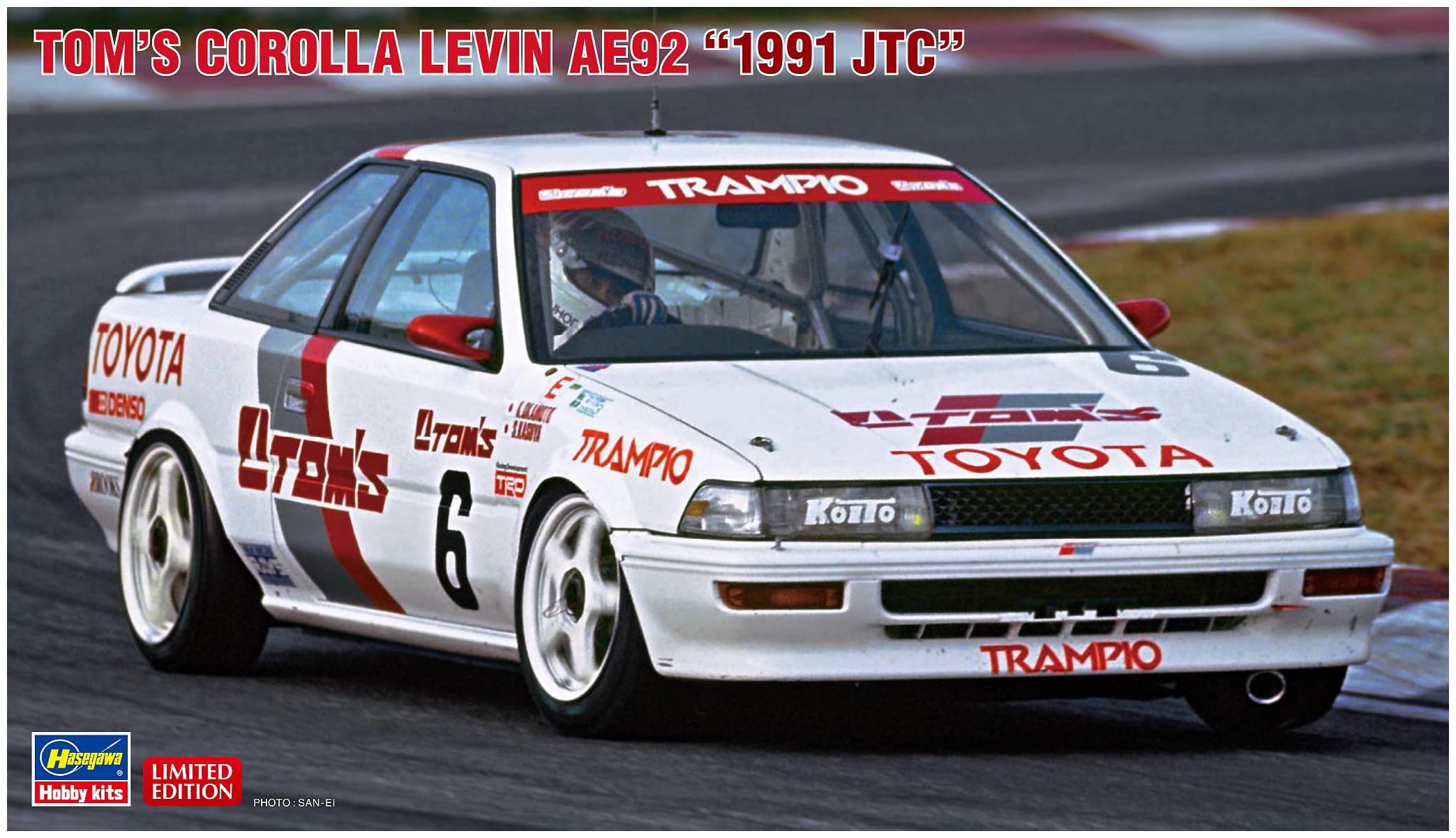 Hasegawa scale Corolla Levin AE92 1991 JTC Plastic Model Kit 20624 1/24 Tom s
Hasegawa scale Corolla Levin AE92 1991 JTC Plastic Model Kit 20624 1/24 Tom s