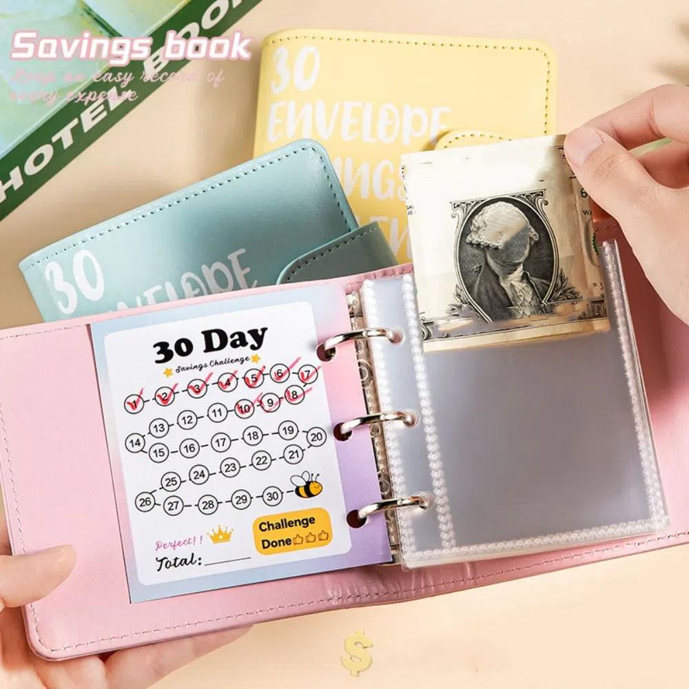 Waterproof Cash Saving Challenges PU Leather Envelope Challenge Binder Money Challenge рожевий
Waterproof Cash Saving Challenges PU Leather Envelope Challenge Binder Money Challenge рожевий