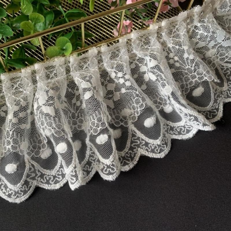 Высококачественная двойная хлопковая нить, вышивка, плиссированное тюлевое кружево, сделай сам, платье, юбка, нижнее белье, манжета, штора, подол, швейная отделка 1 yard бежевый
Высококачественная двойная хлопковая нить, вышивка, плиссированное тюлевое кружево, сделай сам, платье, юбка, нижнее белье, манжета, штора, подол, швейная отделка 1 yard бежевый
