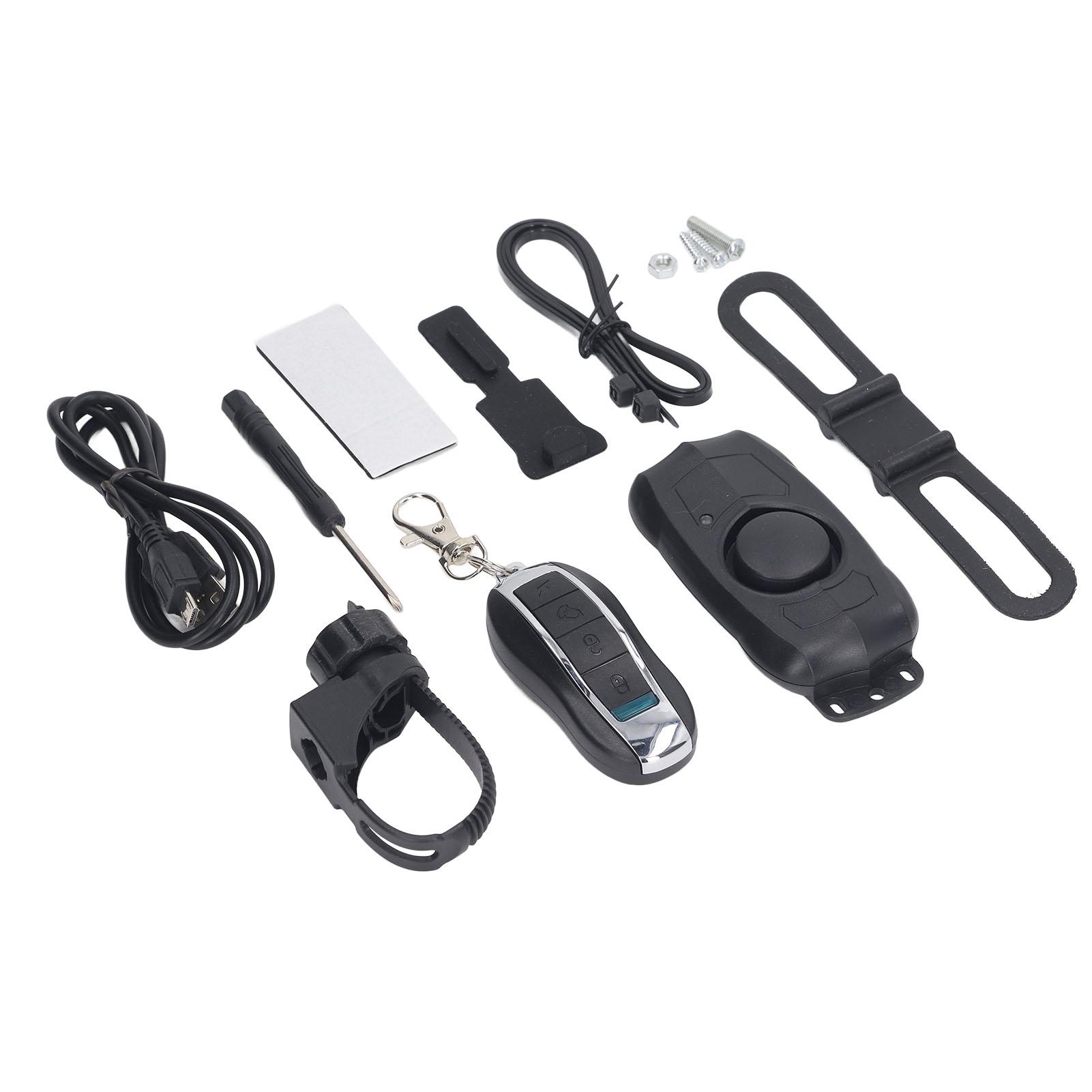 Electric Vehicle Alarm USB Charging Bike Wireless Remote Control Vibration Alarm Built in Battery
Electric Vehicle Alarm USB Charging Bike Wireless Remote Control Vibration Alarm Built in Battery