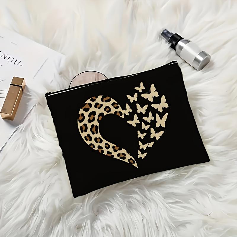 Leopard Print Heart Shaped Butterfly Pattern Stylish and Minimalist Design Multifunctional Toiletry Bag Storage Bag Travel Bag чёрный
Leopard Print Heart Shaped Butterfly Pattern Stylish and Minimalist Design Multifunctional Toiletry Bag Storage Bag Travel Bag чёрный
