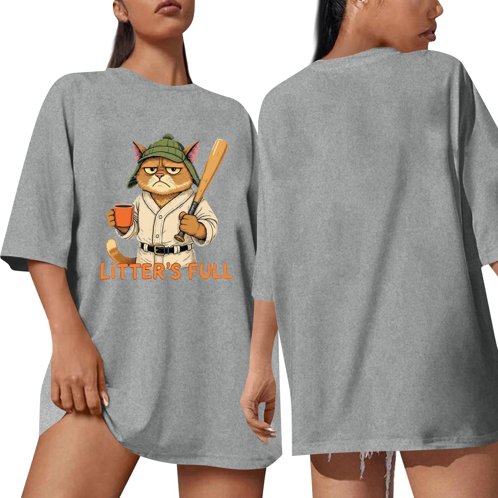 Футболки з короткими рукавами для жінок Модні топи Легкий м’який повсякденний літній одяг Одяг XL
Футболки з короткими рукавами для жінок Модні топи Легкий м’який повсякденний літній одяг Одяг XL