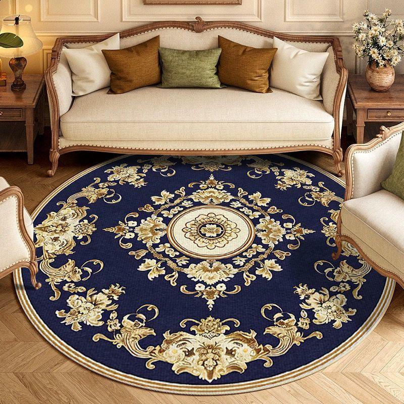 European Style Living Room Round Carpet Room Decor Non-slip Floor Mats 200cm Study Chair Mat Washable Circular Rugs for Bedroom 80x80cm
European Style Living Room Round Carpet Room Decor Non-slip Floor Mats 200cm Study Chair Mat Washable Circular Rugs for Bedroom 80x80cm