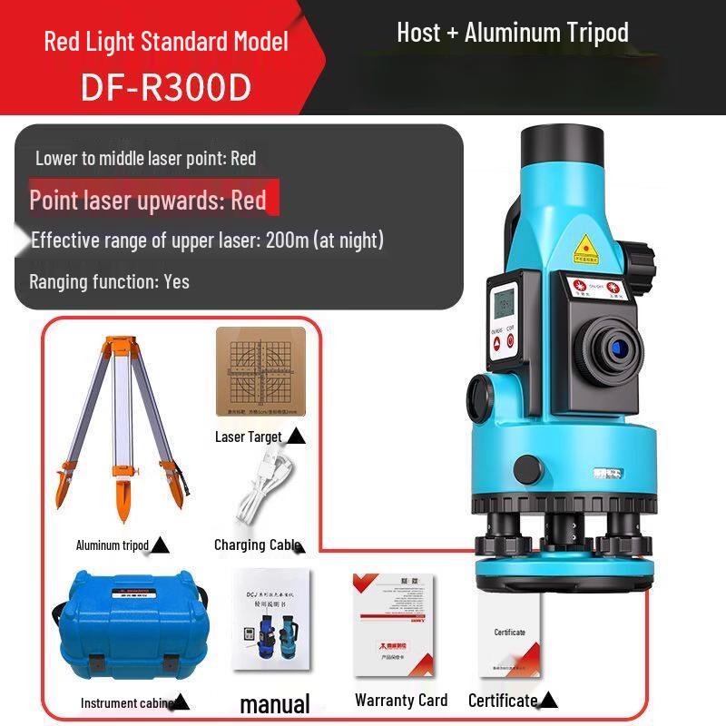 Aokewen Red Light Laser Plumb Level with Tripod
Aokewen Red Light Laser Plumb Level with Tripod