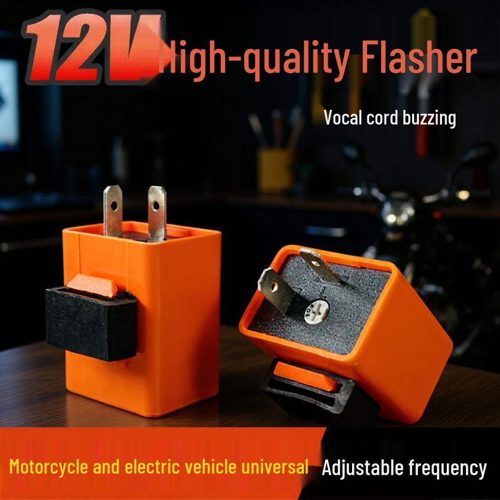 Motorcycle LED Flasher 12V Adjustable Frequency Waterproof Relay for PCX/NMAX/UY125 Black Flasher
Motorcycle LED Flasher 12V Adjustable Frequency Waterproof Relay for PCX/NMAX/UY125 Black Flasher