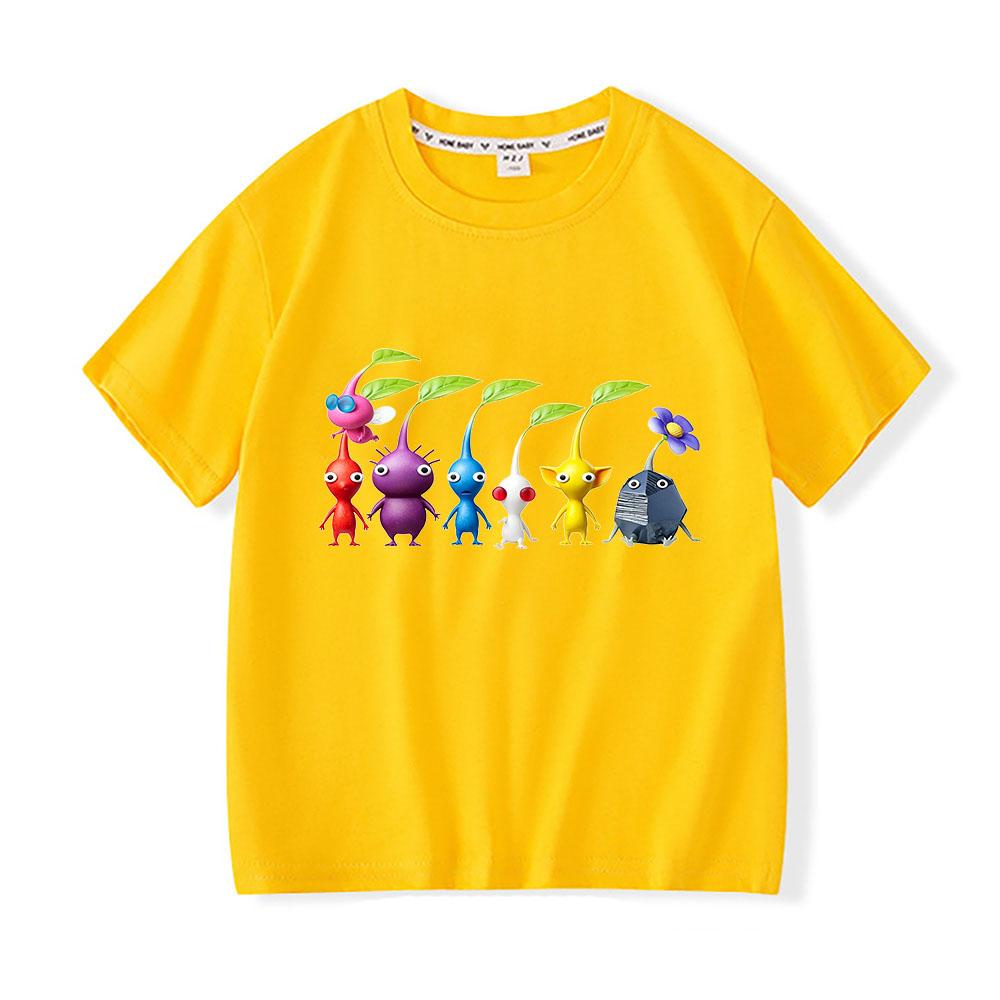 100% Cotton Game Pikmin Children s T-Shirt Funny Casual Kids Top Cartoon Graphic Printing Tees O-Neck Short Sleeve Summer Wear 160 жовтий
100% Cotton Game Pikmin Children s T-Shirt Funny Casual Kids Top Cartoon Graphic Printing Tees O-Neck Short Sleeve Summer Wear 160 жовтий