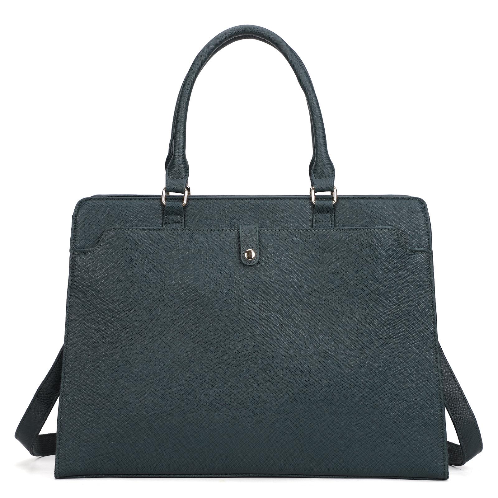 European and American Fashionable Women s Single Shoulder Portable Large Capacity Briefcase, Single Shoulder Diagonal Carrying Laptop Bag темно-зелений колір
European and American Fashionable Women s Single Shoulder Portable Large Capacity Briefcase, Single Shoulder Diagonal Carrying Laptop Bag темно-зелений колір