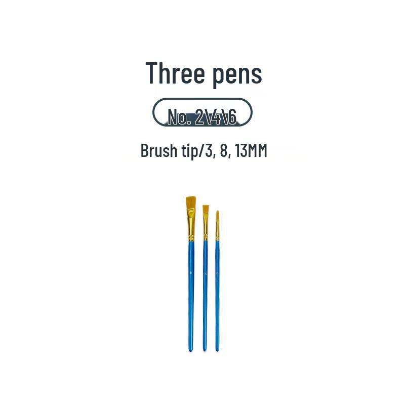 Kids Nylon Paintbrush Set - 3 Pieces
Kids Nylon Paintbrush Set - 3 Pieces