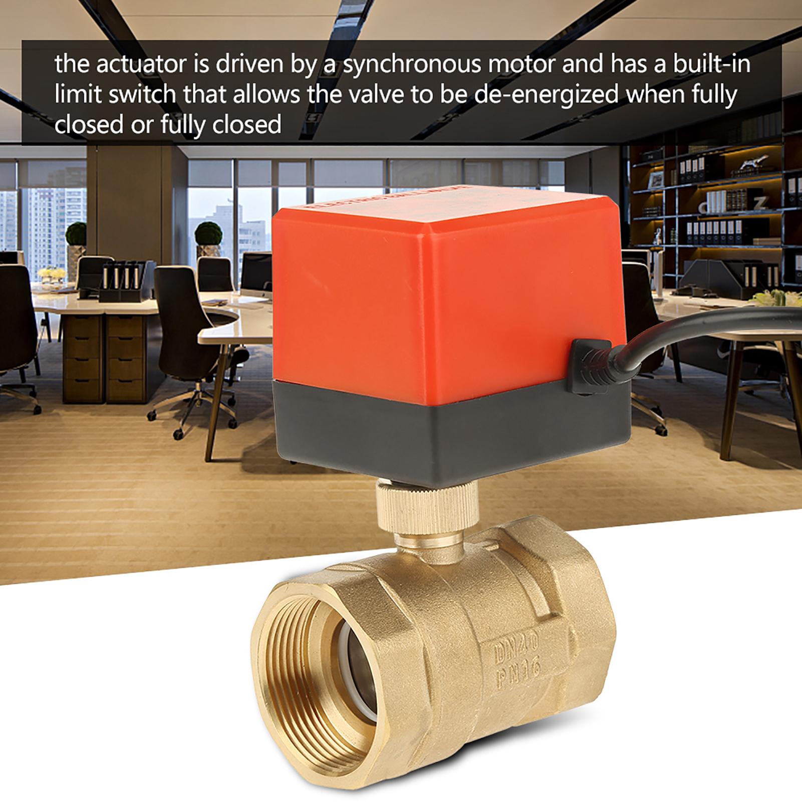 1pcs DC 12V G1 1 2 DN40 2 Way Brass Motorized Actuator Ball Valve for Air Conditioner
1pcs DC 12V G1 1 2 DN40 2 Way Brass Motorized Actuator Ball Valve for Air Conditioner