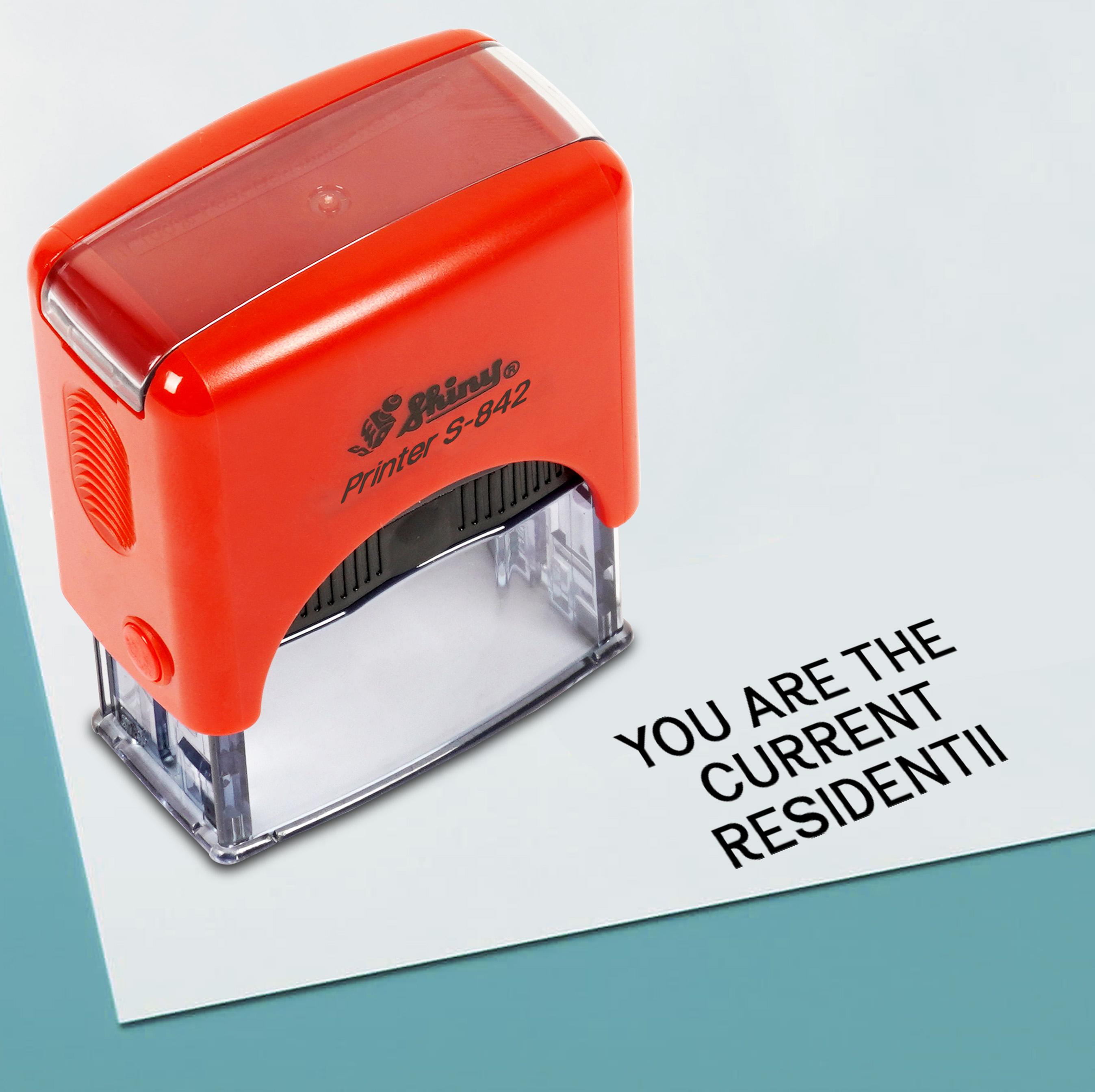 Printtoo You Are The Current Resident Self Inking Rubber Stamp Pre, Inked Office Stamp, Канцелярские товары для домашнего офиса, 38 x 14 мм, 38 x 14 mm чёрный
Printtoo You Are The Current Resident Self Inking Rubber Stamp Pre, Inked Office Stamp, Канцелярские товары для домашнего офиса, 38 x 14 мм, 38 x 14 mm чёрный