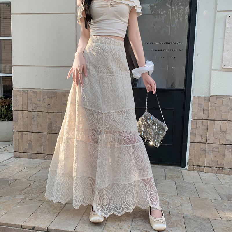Elegant Apricot Lace Embroidered Midi Skirt - High Waist Fairy Style for 2025 L абрикосовий
Elegant Apricot Lace Embroidered Midi Skirt - High Waist Fairy Style for 2025 L абрикосовий