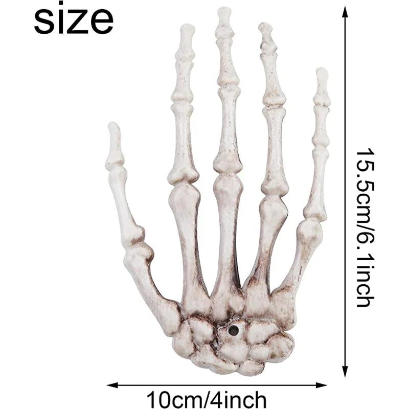 1-6Pair Halloween Skeleton Hand Scary Realistic Hand Bone Skull Decors Party Haunted House Halloween Terror Decoration Props 2pcs(1pair)
1-6Pair Halloween Skeleton Hand Scary Realistic Hand Bone Skull Decors Party Haunted House Halloween Terror Decoration Props 2pcs(1pair)