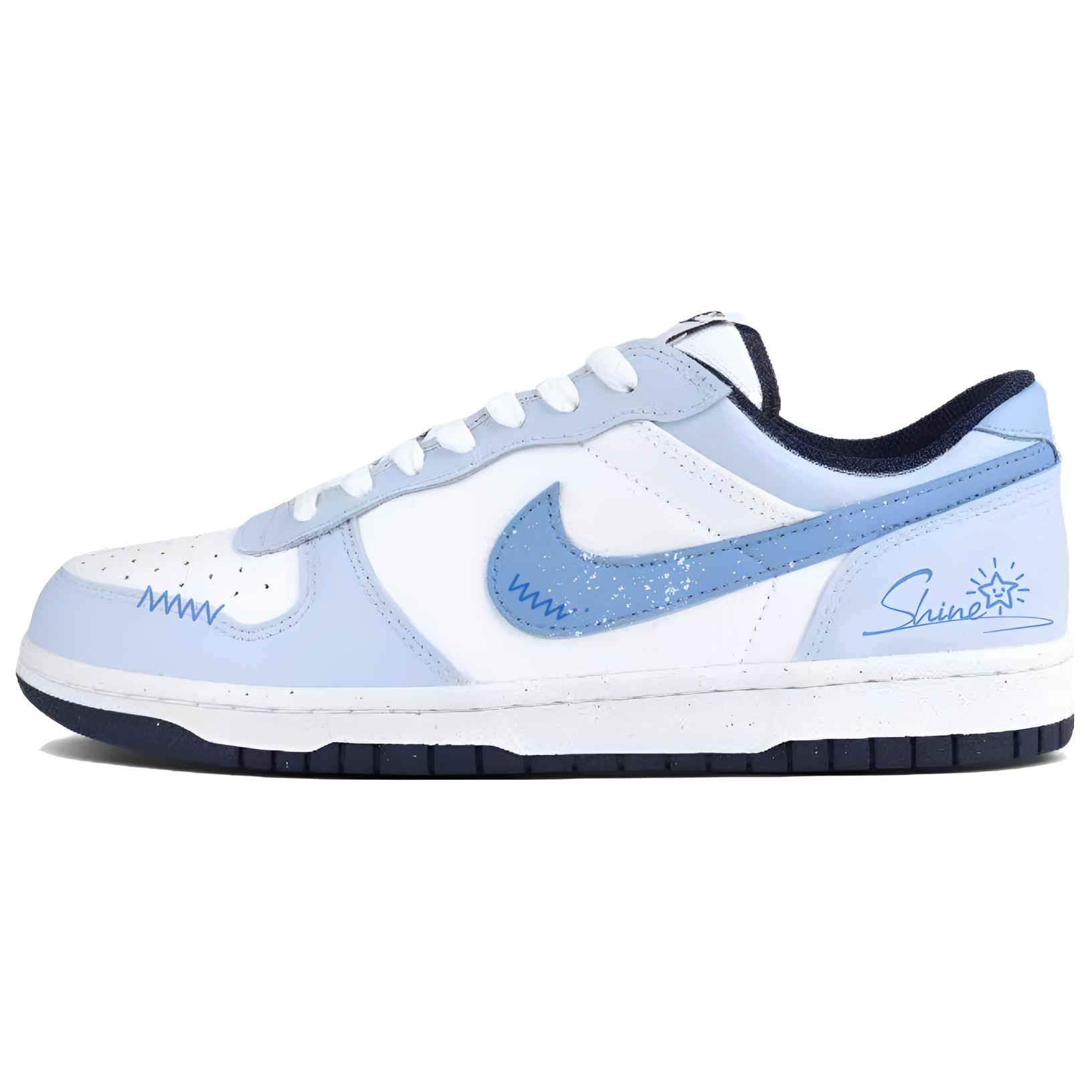 Nike Big Blue Island Shimmer Leather Low top Skateboard Shoes Unisex Blue 355152-140(Team1155-) 43
Nike Big Blue Island Shimmer Leather Low top Skateboard Shoes Unisex Blue 355152-140(Team1155-) 43