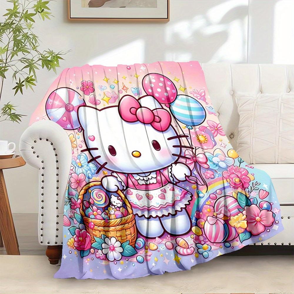 1pc Hello Kitty plush toy - adorable cartoon character flannel blanket, perfect for home decor, birthday gifts, and more!z026 130x150cm
1pc Hello Kitty plush toy - adorable cartoon character flannel blanket, perfect for home decor, birthday gifts, and more!z026 130x150cm