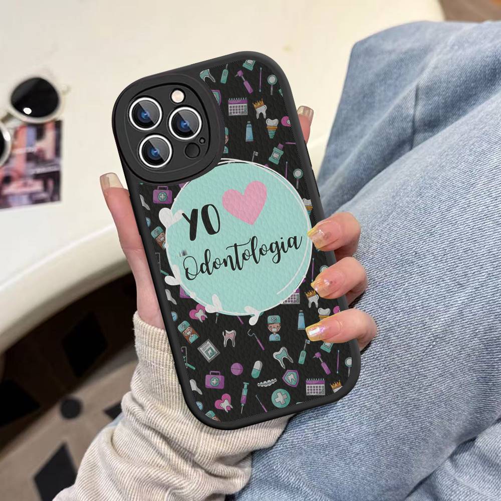 Cute Dentist Teeth Leather Phone Case For IPhone 16 16e 15 14 13 12 11 Pro Max Plus Mini Cover iPhone 14pro max
Cute Dentist Teeth Leather Phone Case For IPhone 16 16e 15 14 13 12 11 Pro Max Plus Mini Cover iPhone 14pro max