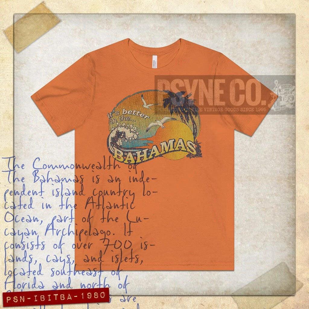 It s Better in The Bahamas 1980 Vintage Men s T shirt M
It s Better in The Bahamas 1980 Vintage Men s T shirt M