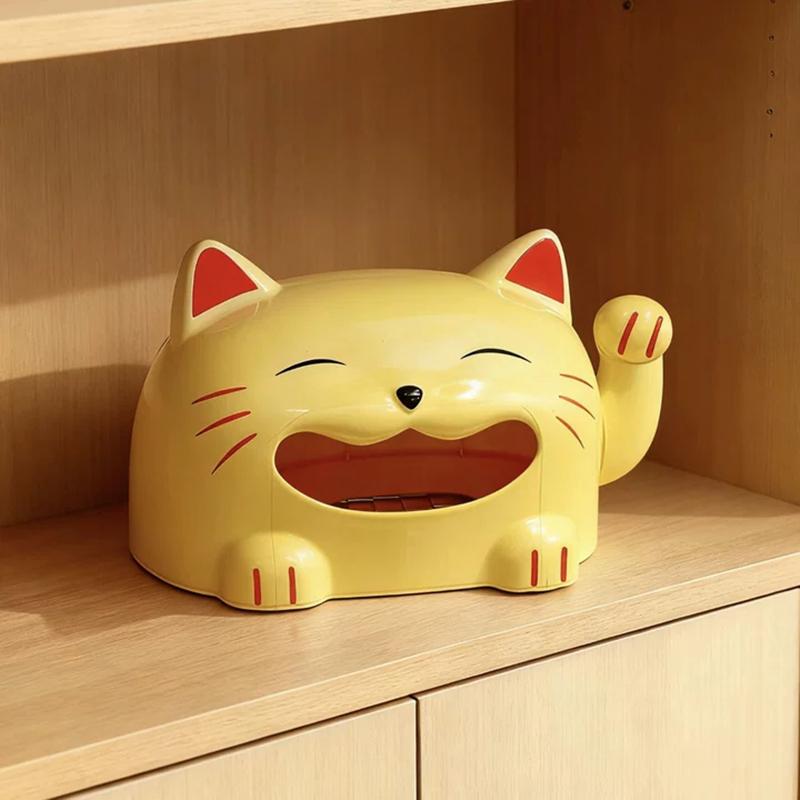 Lucky Cat Tissue Box, Creative Home Decor Desktop Tissue Box, Cute Cartoon Household Living Room Storage Box For Tissues
Lucky Cat Tissue Box, Creative Home Decor Desktop Tissue Box, Cute Cartoon Household Living Room Storage Box For Tissues