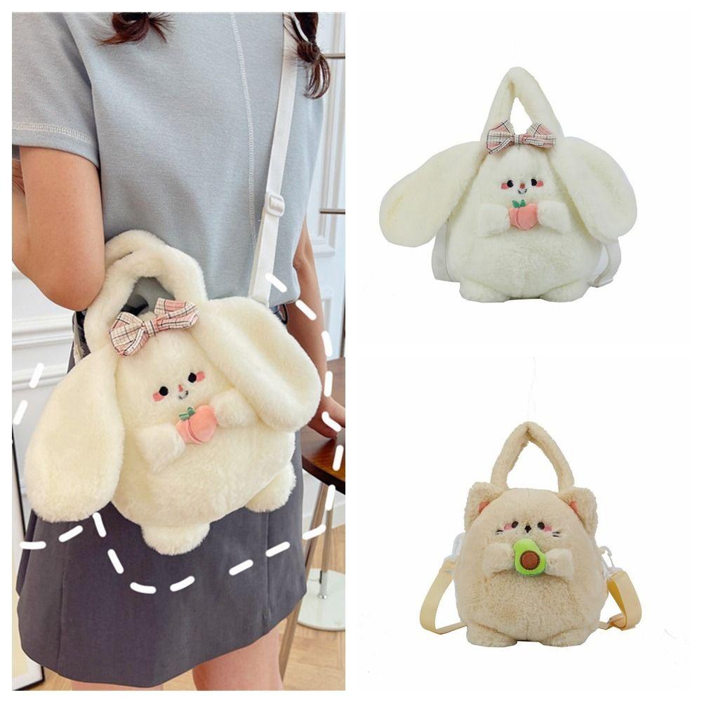 Coin Purse Cartoon Crossbody Bag Schoolbag Plush Doll Bag Simple Rabbit Plush Handbag Student A
Coin Purse Cartoon Crossbody Bag Schoolbag Plush Doll Bag Simple Rabbit Plush Handbag Student A