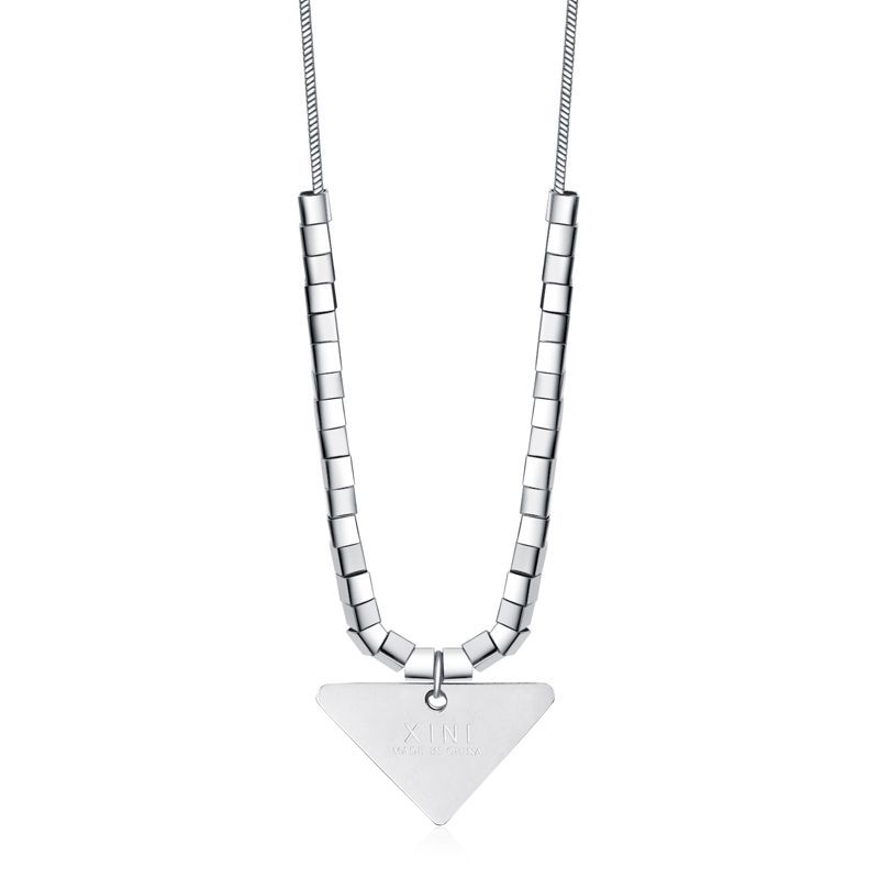 Titanium Modern Minimalist Steel Triangle Pendant Necklace In Gold Silver And серебряный
Titanium Modern Minimalist Steel Triangle Pendant Necklace In Gold Silver And серебряный