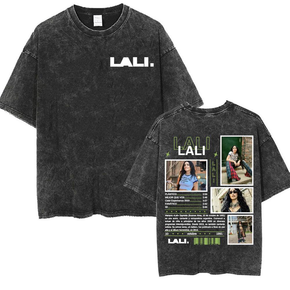 Lali Esposito Estadio Velez Tour Vintage Washed T Shirt Men Women Clothing Fashion Aesthetic Tshirts Oversized Cotton Tees S
Lali Esposito Estadio Velez Tour Vintage Washed T Shirt Men Women Clothing Fashion Aesthetic Tshirts Oversized Cotton Tees S