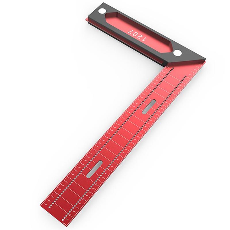 12 /16 Inch Precision L-type Aluminium Alloy Square Scribe Marking Line Drawing Ruler Cross Scribing Measuring Gauge Tool
12 /16 Inch Precision L-type Aluminium Alloy Square Scribe Marking Line Drawing Ruler Cross Scribing Measuring Gauge Tool