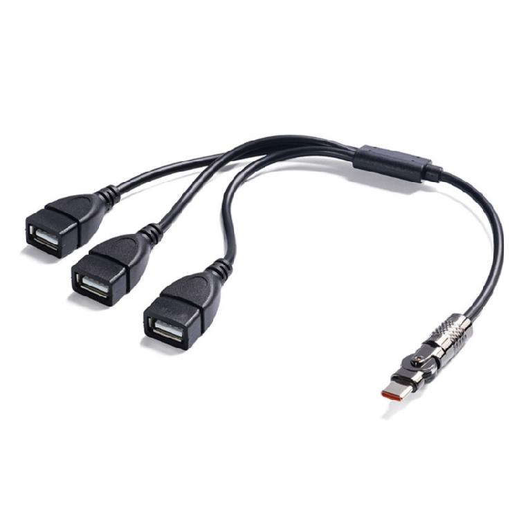USB Cable Splitter with Rotatable Type C Plugs and 3 USB Outlets for Charging Data Use on Computers Smartphones 1
USB Cable Splitter with Rotatable Type C Plugs and 3 USB Outlets for Charging Data Use on Computers Smartphones 1